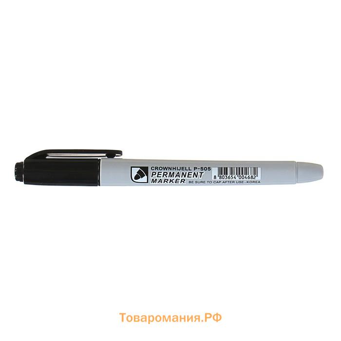 Маркер перманентный 2.0 мм, Crown Multi Marker Slim, пулевидный, черный