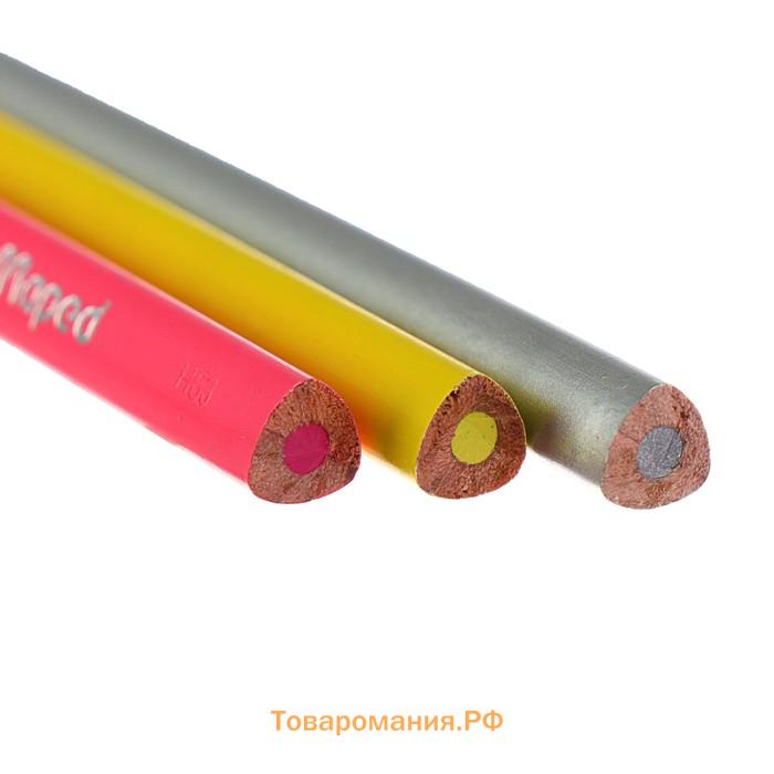 Карандаши трёхгранные, 36 цветов, Maped Color Peps