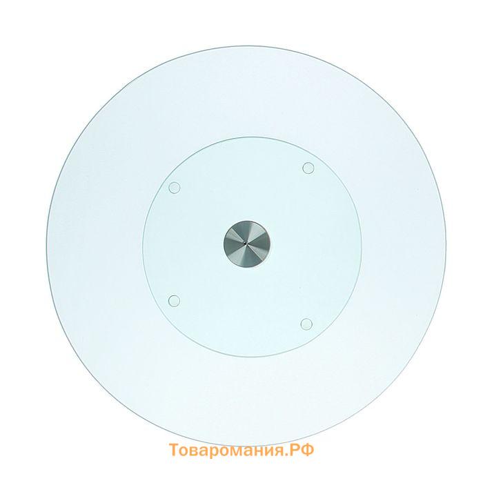 Подставка для торта вращающаяся, d=32 см, стекло
