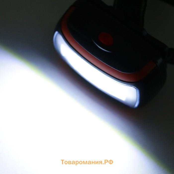 Фонарь налобный "Мастер К", 1 LED, 3 ААА, 5 х 7 см