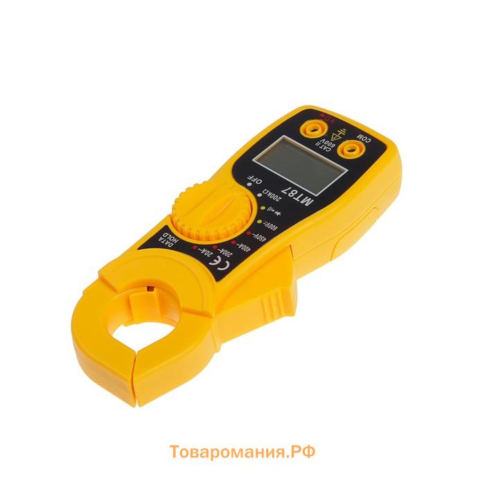 Токовые клещи ТУНДРА, MT 87, ACV/DCV, ACA, 200KΩ, прозвон