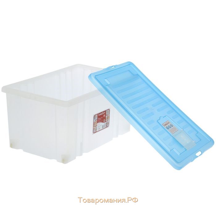 Ящик для хранения с крышкой Darel-box, 56 л, 60×40×31 см, цвет МИКС