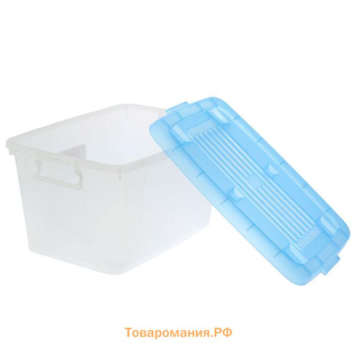 Ящик для хранения Darel-box, 75 л, 70×49×37 см, с крышкой, МИКС