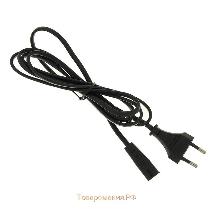 Кабель питания Cablexpert PC-184/2-1.8M, CEE 7/16 - C7, 2-pin, 2.5 А, 1.8 м, черный