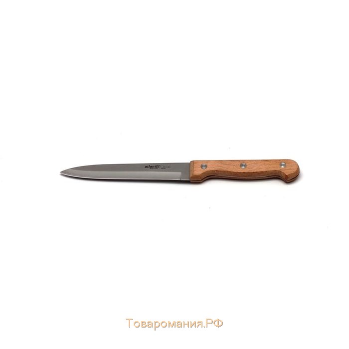 Нож кухонный Atlantis, цвет коричневый, 13 см