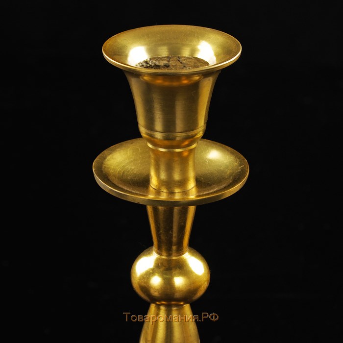 Подсвечник алюминий "Версаль" на 1 свечу 9х9х21,5 см