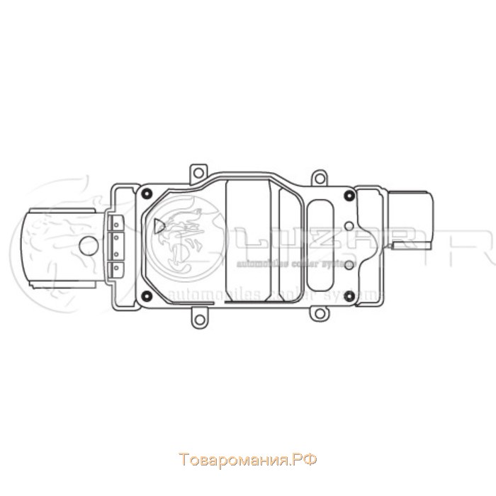 Модуль управления вентилятора охлаждения Focus III (11-)/Kuga II (13-) Ford 8V618C607FC, LUZAR LFR 1075