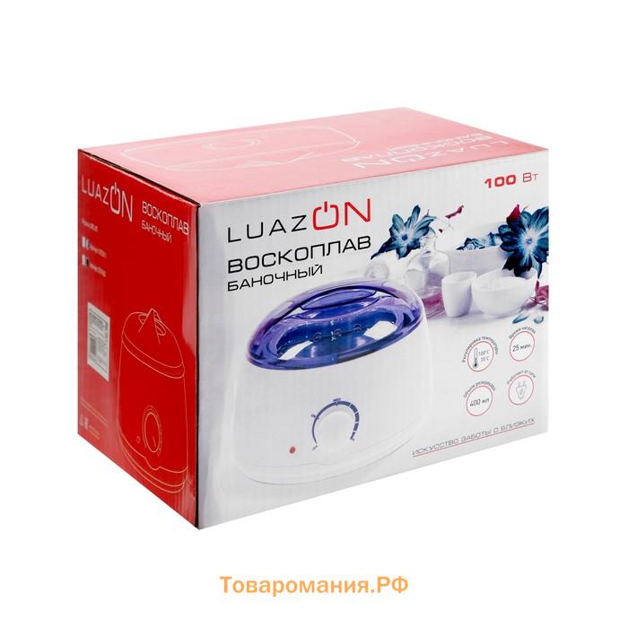 Воскоплав LVPL-07, баночный, 100 Вт, 400 г, регулировка температуры, 220 В, черный