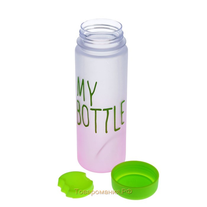 Бутылка для воды My bottle 500 мл, 19.5 х 6 см, микс