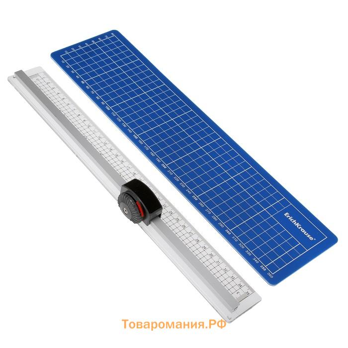 Резак роликовый ErichKrause, до 5 листов, с ковриком для реза 350 мм, блистер