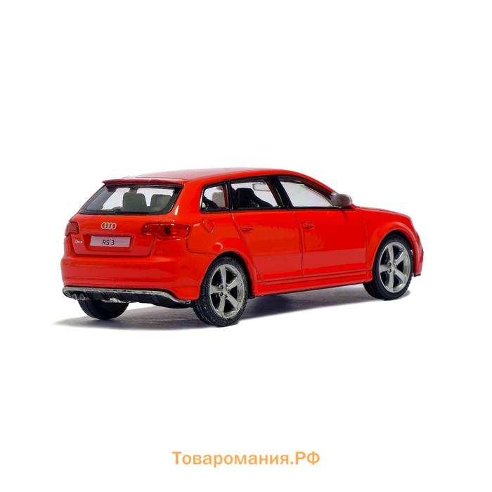 Машина металлическая AUDI RS3 SPORTBACK, 1:43, цвет чёрный