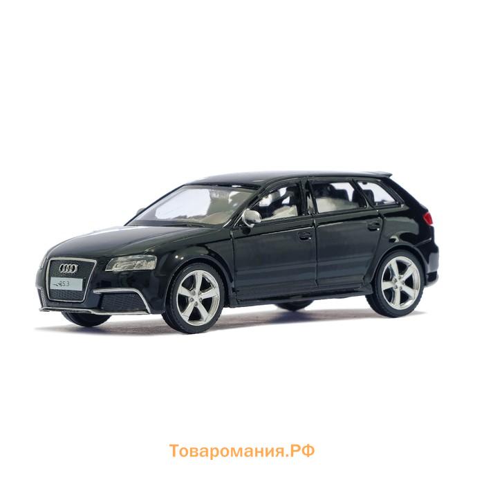 Машина металлическая AUDI RS3 SPORTBACK, 1:43, цвет чёрный