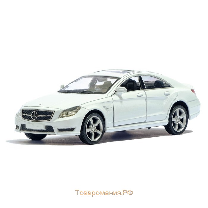 Машина металлическая MERCEDES-BENZ CLS63 AMG, 1:32, инерция, цвет белый