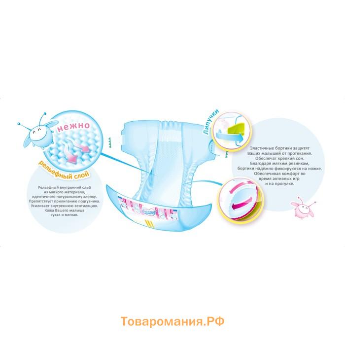 Подгузники Mepsi L (9-16кг), 54 шт