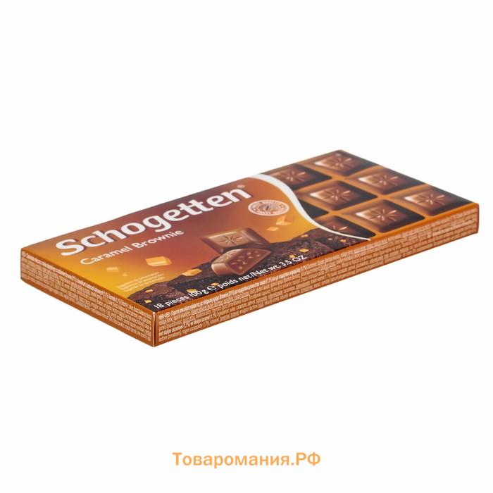 Шоколад Schogetten Caramell Brownie, 100 г