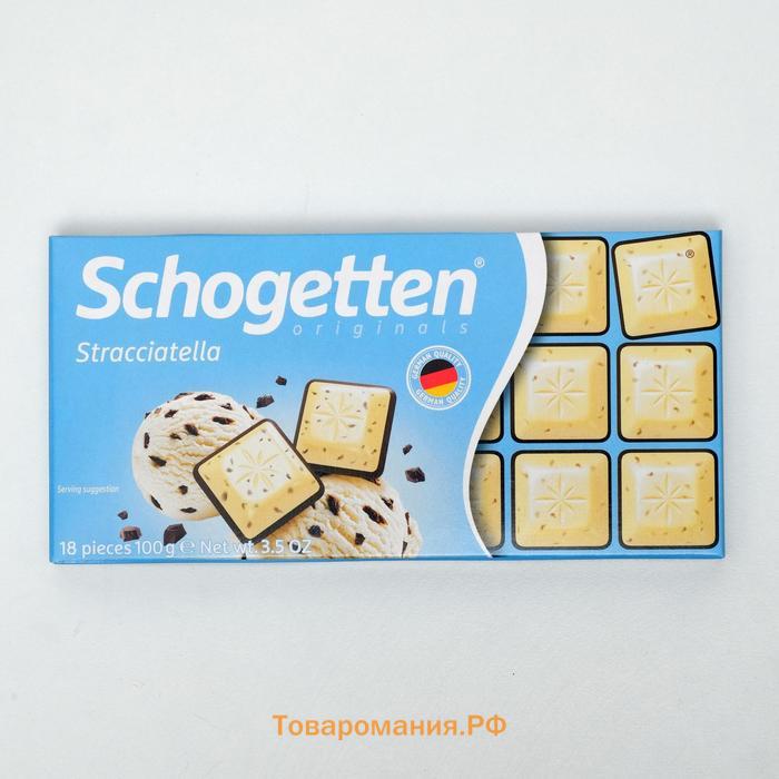 Шоколад Schogetten Straciatella, 100 г