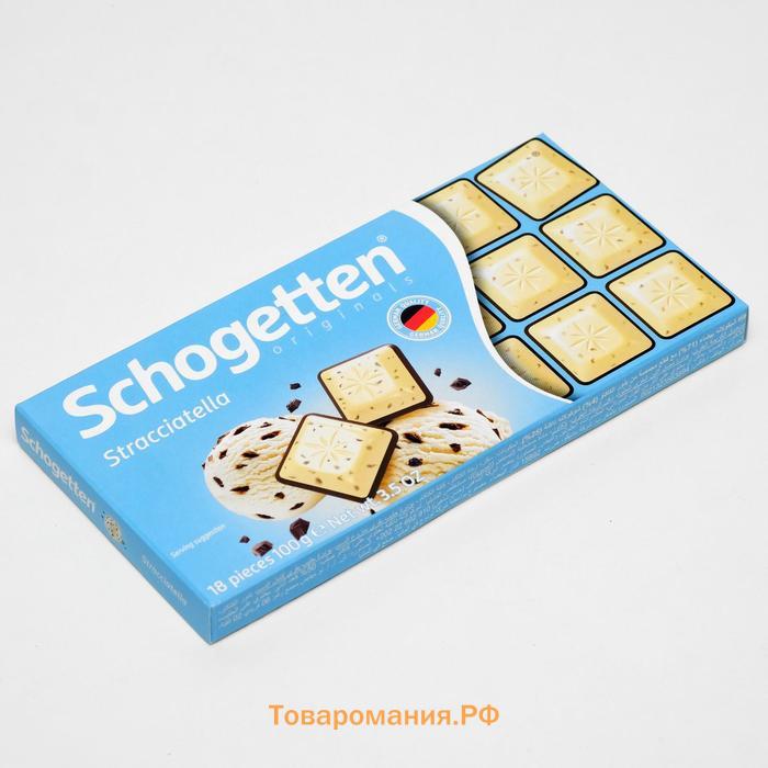 Шоколад Schogetten Straciatella, 100 г