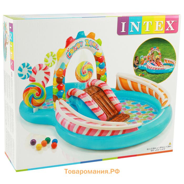 Игровой центр «Конфетная зона», 295 х 191 х 130 см, от 2 лет, 57149NP INTEX