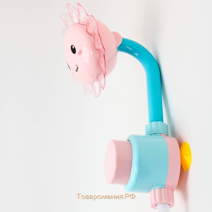 Игрушка для купания «Цветочек», с брызгалкой, цвет МИКС