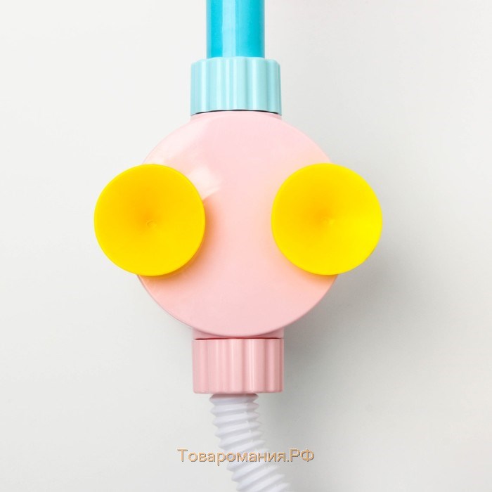 Игрушка для купания «Цветочек», с брызгалкой, цвет МИКС