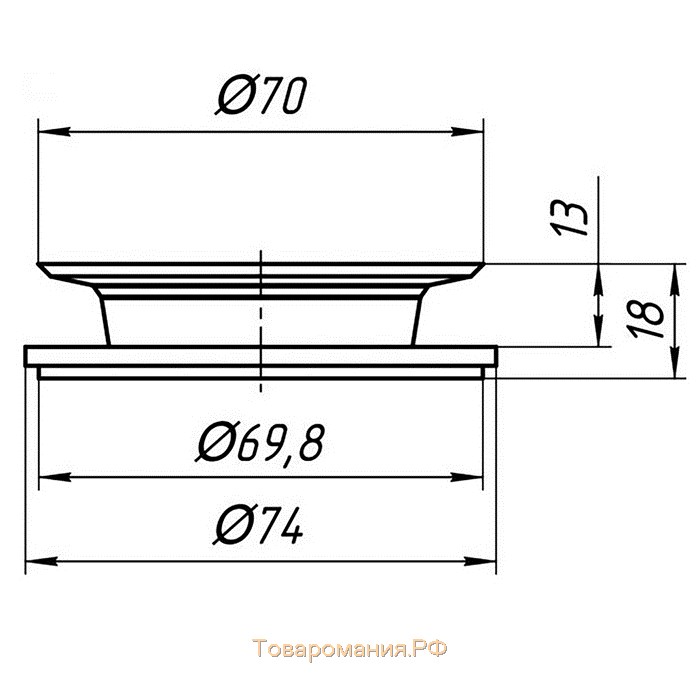 Прокладка "АНИ Пласт" M080, "бабочка"