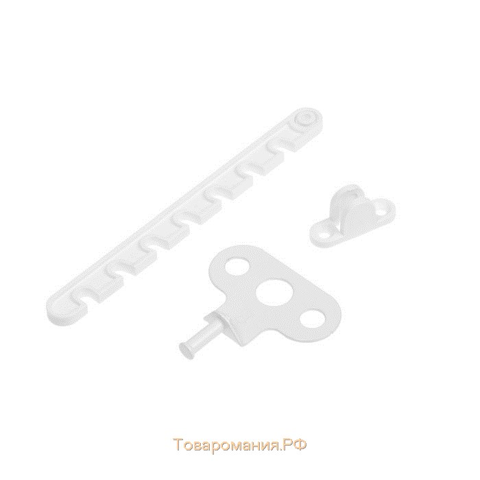 Ограничитель открывания окна пластиковый, L=165, белый  50 шт