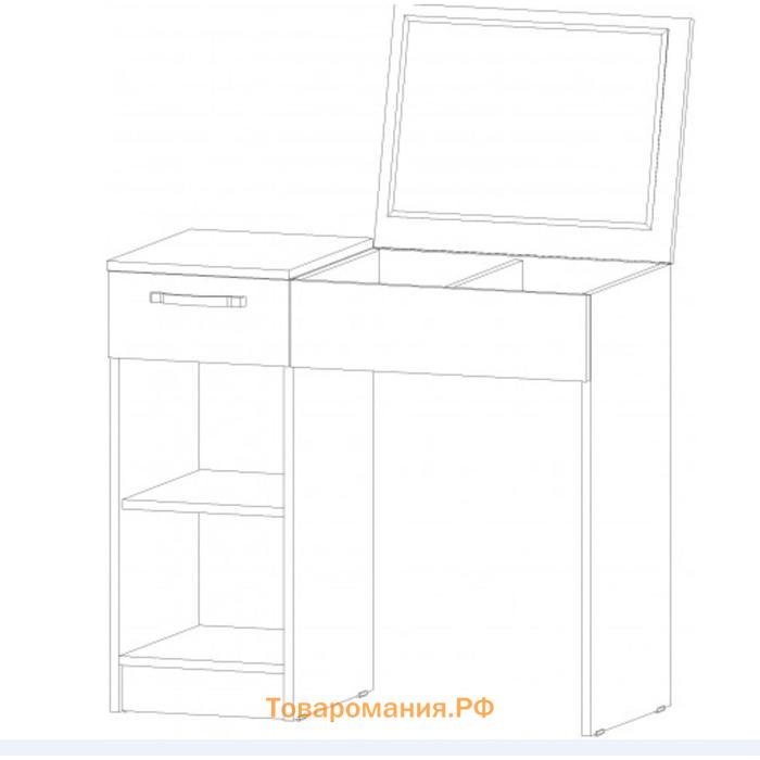 Стол туалетный Диана 421х870х1180Анкор Светлый