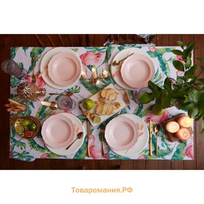 Скатерть "" Tropical kitchen 220х144 см, 100% хлопок, 164 г/м2