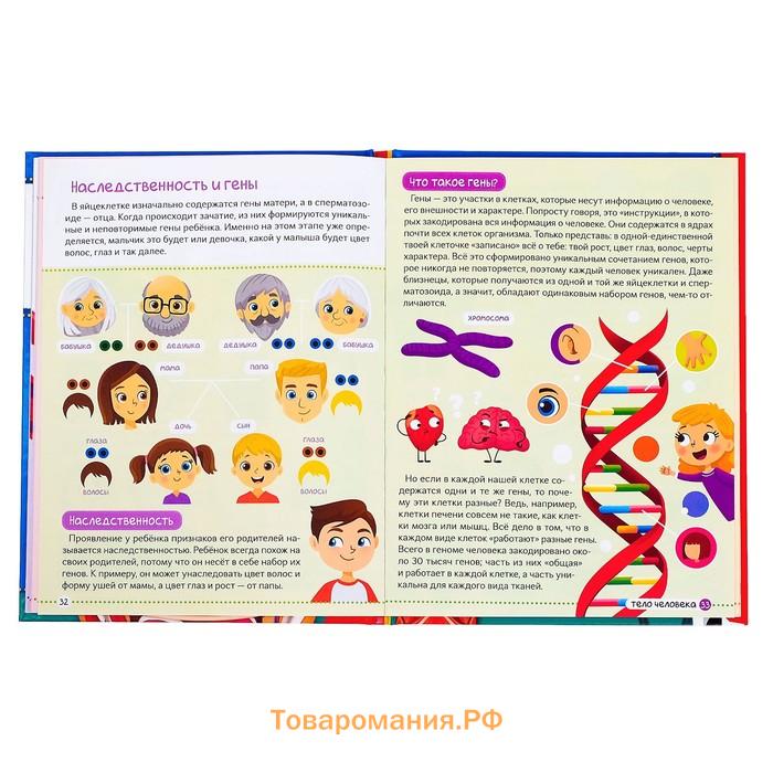 Энциклопедия в твёрдом переплёте «Тело человека», 48 стр.