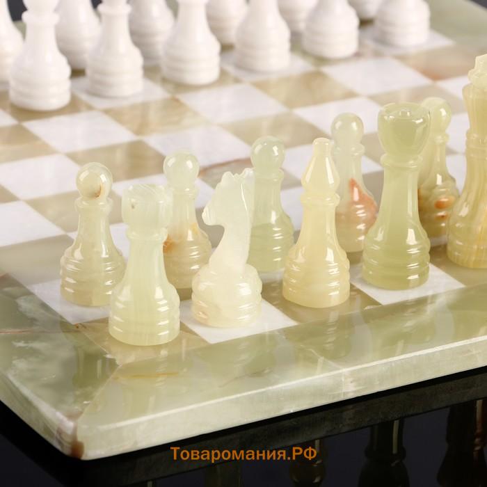 Шахматы «Элит»,  доска 40х40 см, оникс, вид 2