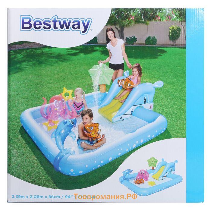 Игровой центр Bestway «Аквариум», 239×206×86 см, от 2 лет, 53052