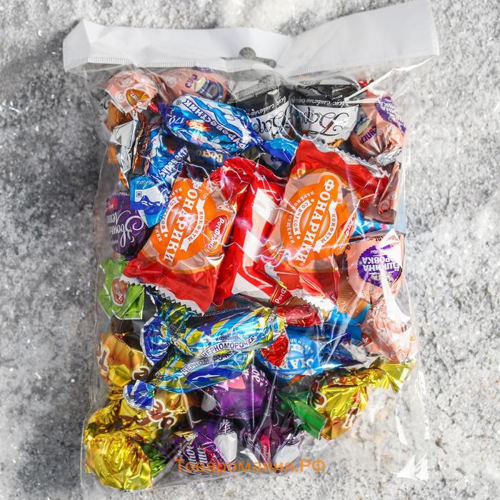 Сладкий детский подарок «Бычки»: конфеты 500 г, ледянка