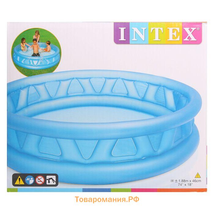 Бассейн надувной INTEX «Геометрия», 188×46 см, от 3 лет, 58431NP