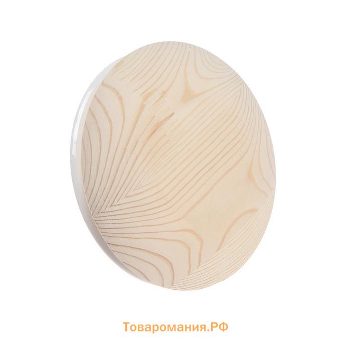 Анемостат ERA 10DW Pine, d=100 мм, для бани и сауны, без распорных лапок, цвет сосна