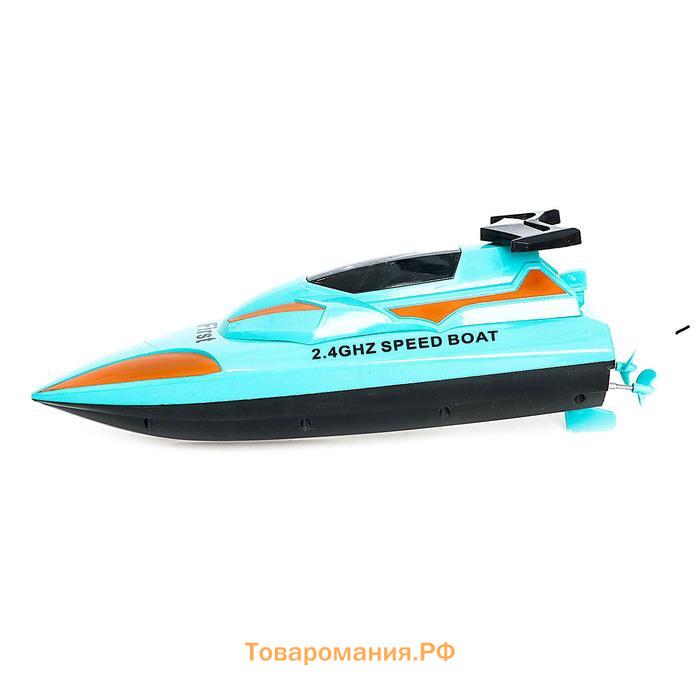 Катер радиоуправляемый Speed Boat, работает от аккумулятора, МИКС