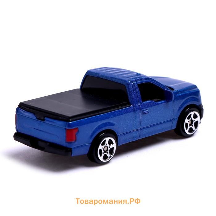 Машина металлическая FORD F-150, 1:64, цвет синий