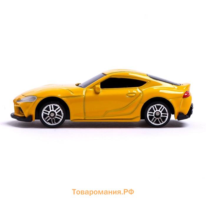 Машина металлическая TOYOTA SUPRA, 1:64, цвет жёлтый