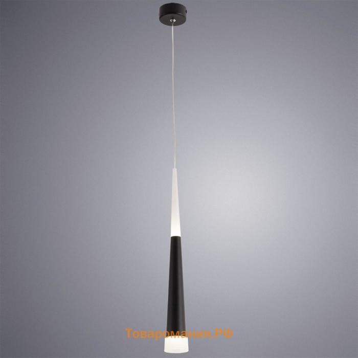 Светильник SABIK, 7Вт LED, 4000К, 400лм, цвет чёрный