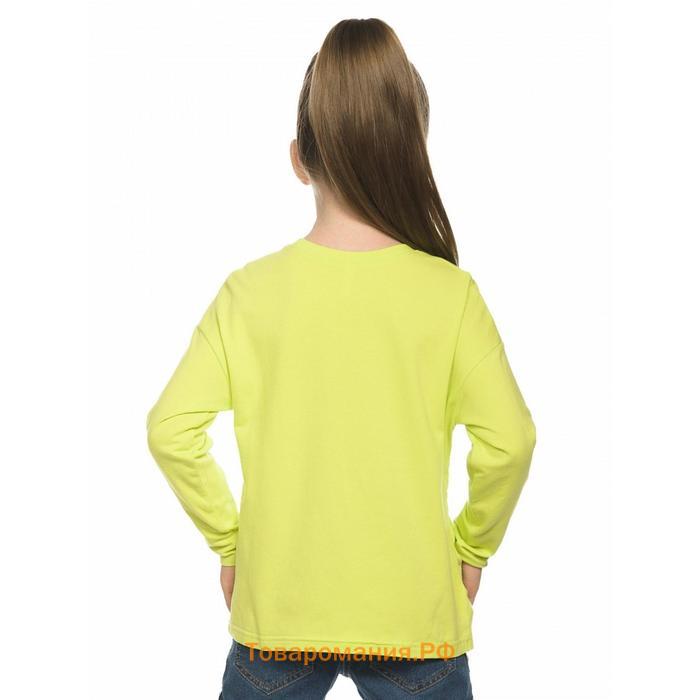 Джемпер для девочек, рост 92 см, цвет салатовый