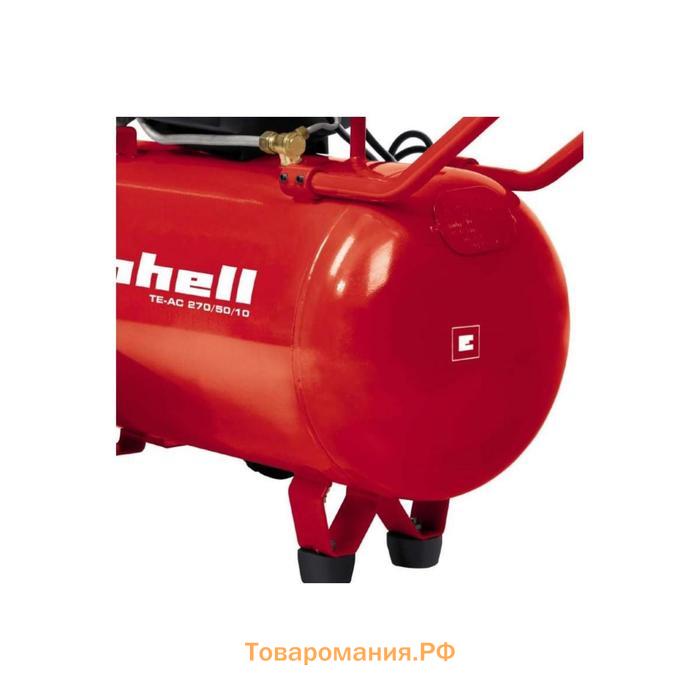 Компрессор Einhell TE-AC 270/50/10, 220 В, 1800 Вт, 50 л, 10 бар, масляный