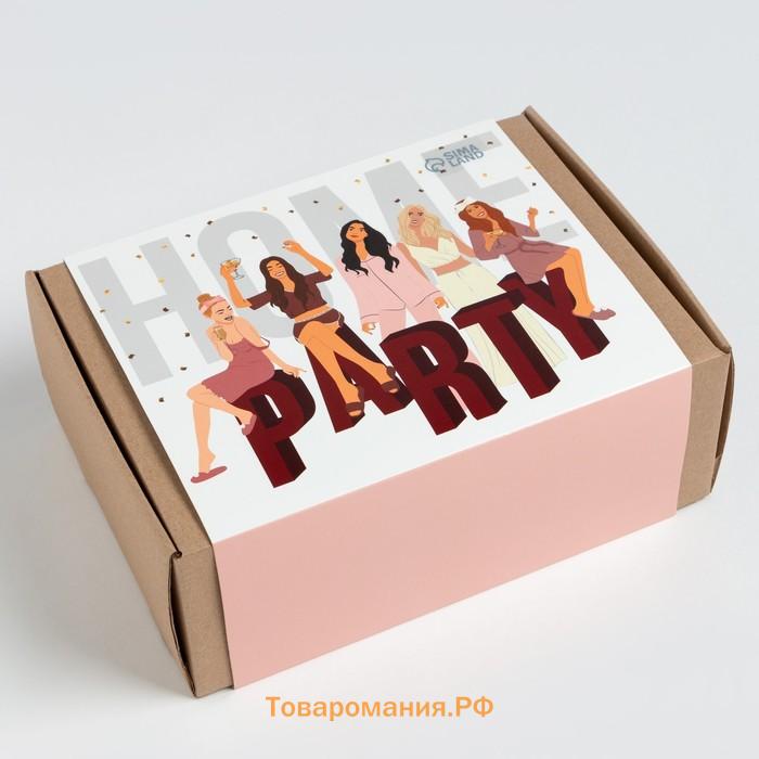 Подарочный набор  "Home party": полотенце и аксессуары