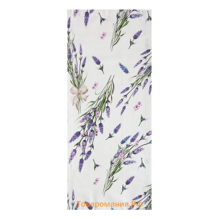 Дорожка на стол "" Lavender 30х70 см, 100% хлопок, саржа 190 г/м2