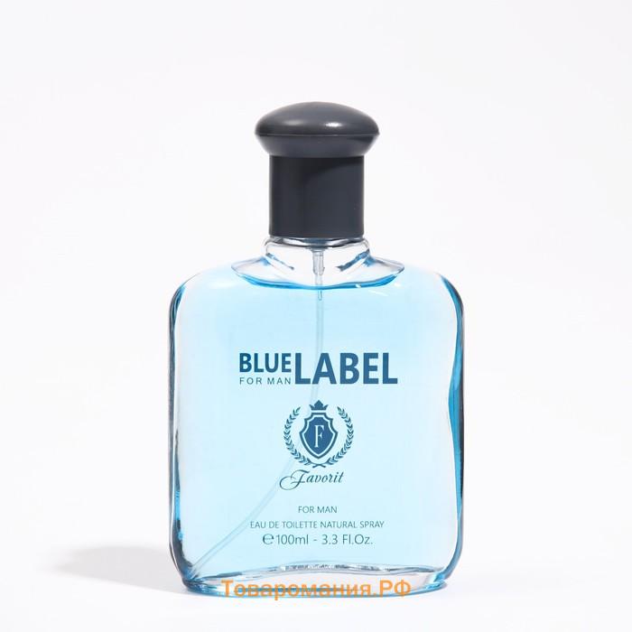 Туалетная вода мужская Favorit Blue Label, 100 мл (по мотивам Blue Label (Givenchy)