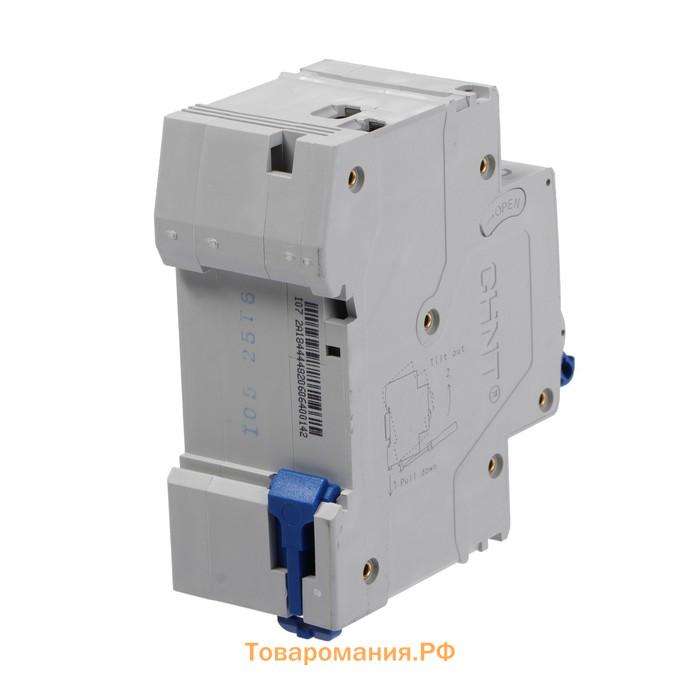 Дифференциальный автомат CHINT NBH8LE-40, 1п+N, С 25 А, 30 мА, 4.5 кА, электромеханический