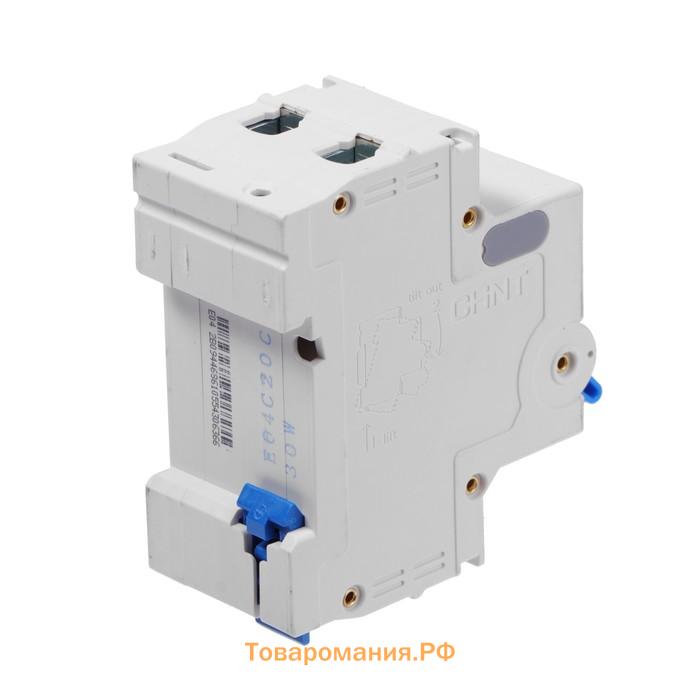 Дифференциальный автомат CHINT NXBLE-63Y, 1п+N, С 20 А, 30 мА, 4.5 кА, электронный
