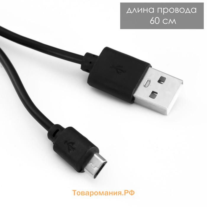 Светильник сенсорный "Дельфины" LED 7 цветов USB/от батареек белый  RISALUX