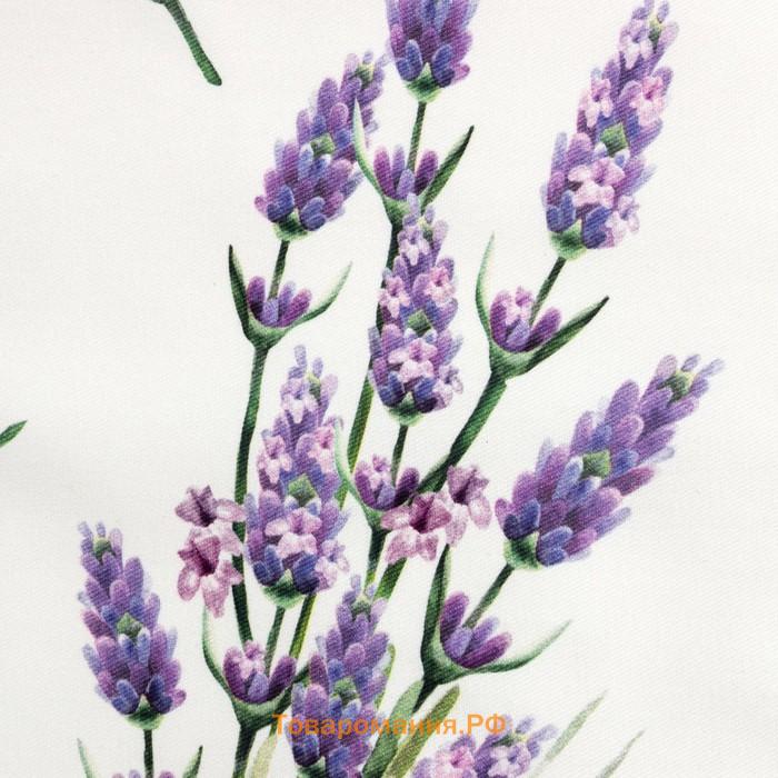 Набор салфеток с декорат. кольцами  Lavender 40х40 см - 4 шт, 100% хл, саржа