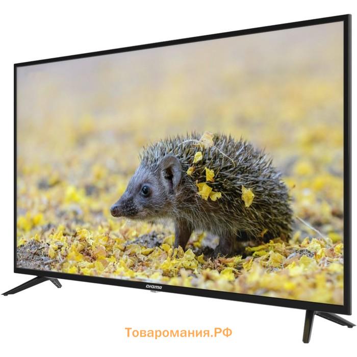 Телевизор Digma DM-LED43UBB35, 43", 3840x2160, DVB-T/T2/C/S2,HDMI 3, USB 2, Smart TV, чёрный