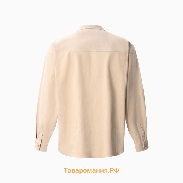 Рубашка мужская MIST oversize размер 48, молочный