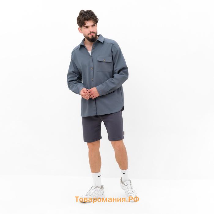 Рубашка мужская MIST oversize размер 52, графитовый